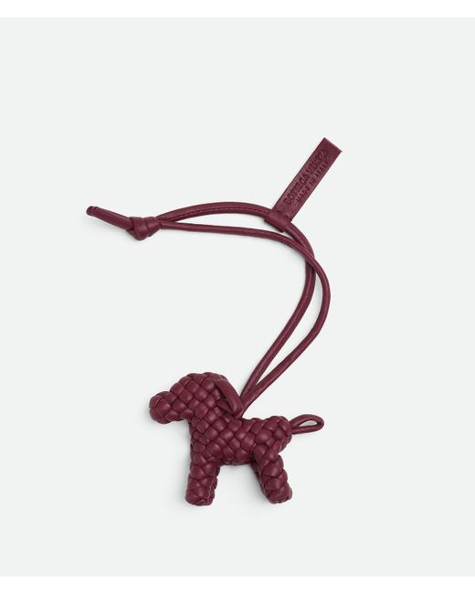 メンズ Bottega Veneta ドッグ チャーム Red
