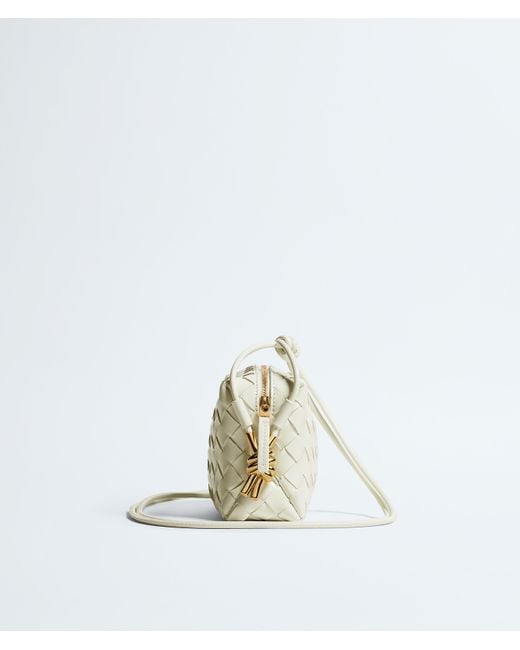 Bottega Veneta White Mini Loop Metal Knots