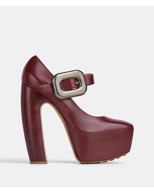 Bottega Veneta Mostra Mary-jane Pump in Purple | Lyst
