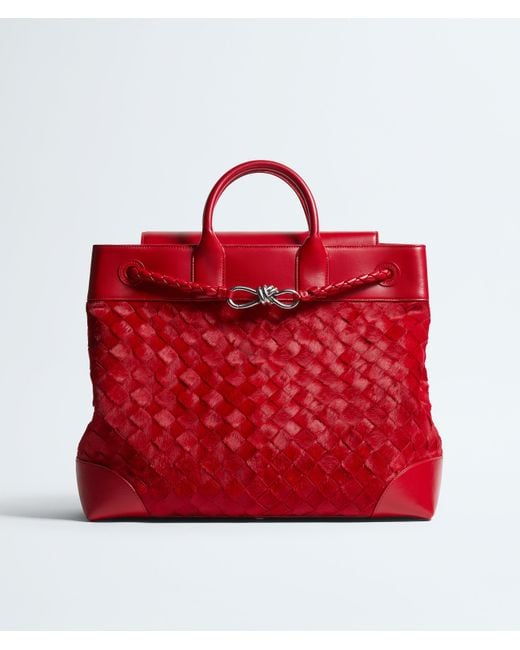 Bottega Veneta Red Andiamo Voyager for men