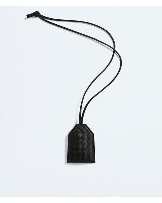 Bottega Veneta Black Key Holder Necklace for men