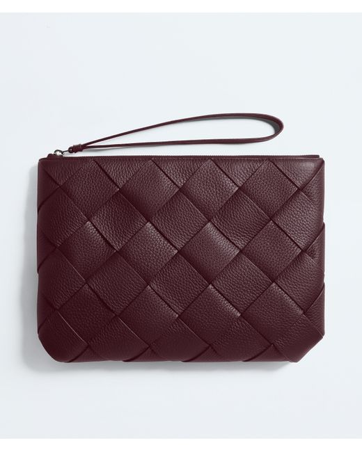 Bottega Veneta Purple Diago Large Pouch for men