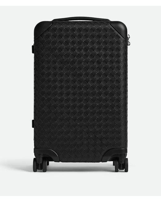 Bottega Veneta Black Odyssey Intrecciato Cabin Suitcase