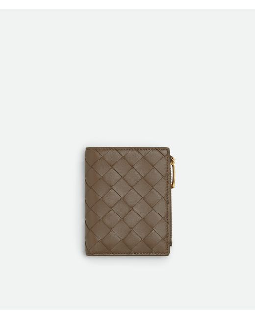 Bottega Veneta Multicolor Intrecciato Small Bi-Fold Wallet