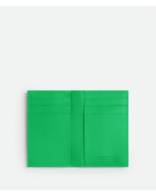 メンズ Bottega Veneta カセット フラップカードケース Green