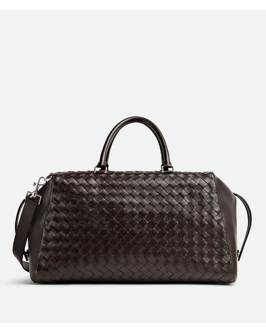 Bottega Veneta Black Zip Tape Weekender for men
