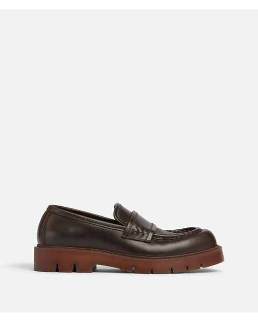 メンズ Bottega Veneta ハドック ローファー Brown