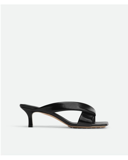 Bottega Veneta Black Riva Mule