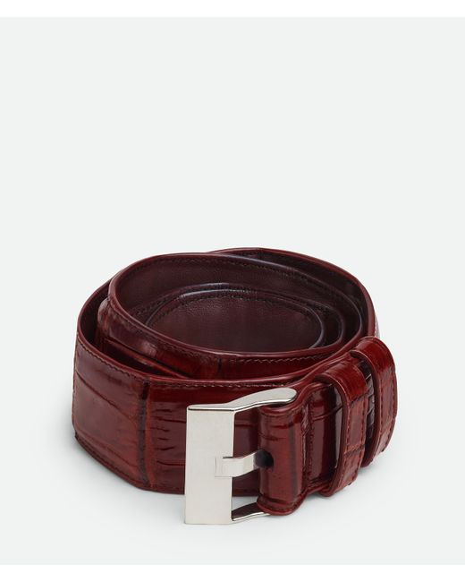 Bottega Veneta Red Watch Belt for men