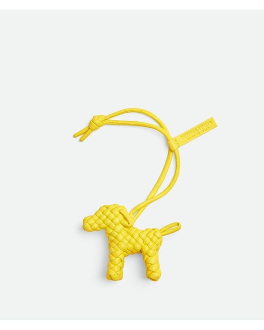 Bottega Veneta Yellow Dog Charm for men