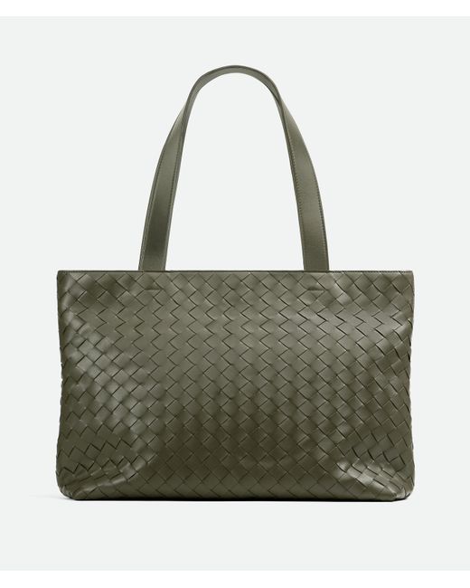 Tote Zippé Intrecciato Petit Format Bottega Veneta pour homme en coloris Green