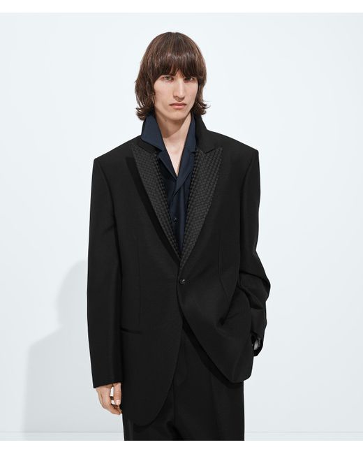 Bottega Veneta Black Mohair And Wool Jacket for men