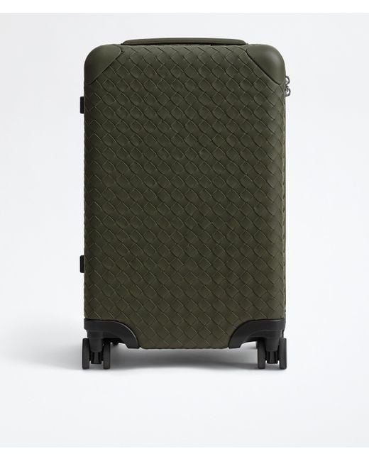 Bottega Veneta Green Odyssey Intrecciato Cabin Suitcase for men