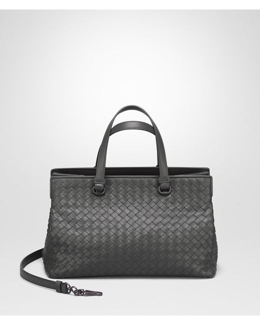 Lyst Bottega Veneta Light Gray Intrecciato Na Medium Top Handle Bottega Veneta Light Gray Intrecciato Na Medium Top Handle Bag Lyst