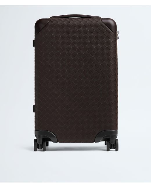 Bottega Veneta Black Odyssey Intrecciato Cabin Suitcase