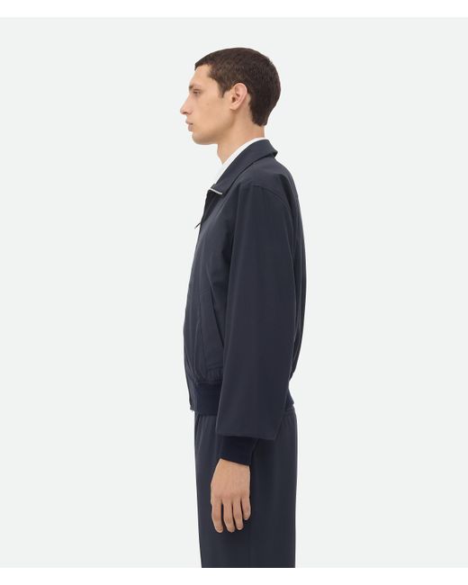 メンズ Bottega Veneta ファインウール ブルゾン Blue