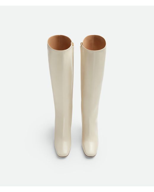 Bottega Veneta White Knot Boot