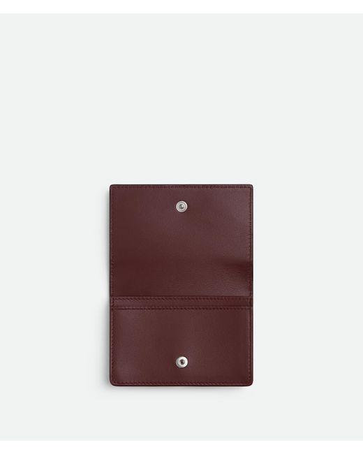 メンズ Bottega Veneta イントレチャート ビジネスカードケース White