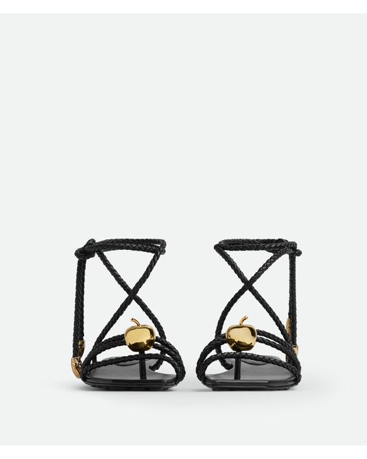 Bottega Veneta Adam Flat Sandal in Black Lyst