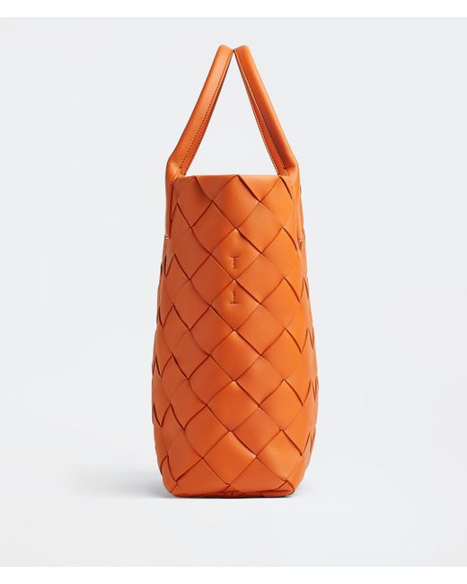 Bottega Veneta マキシ イントレチャート トート Orange