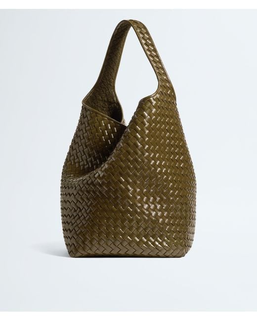 Bottega Veneta Metallic Large Triangolo Bucket for men
