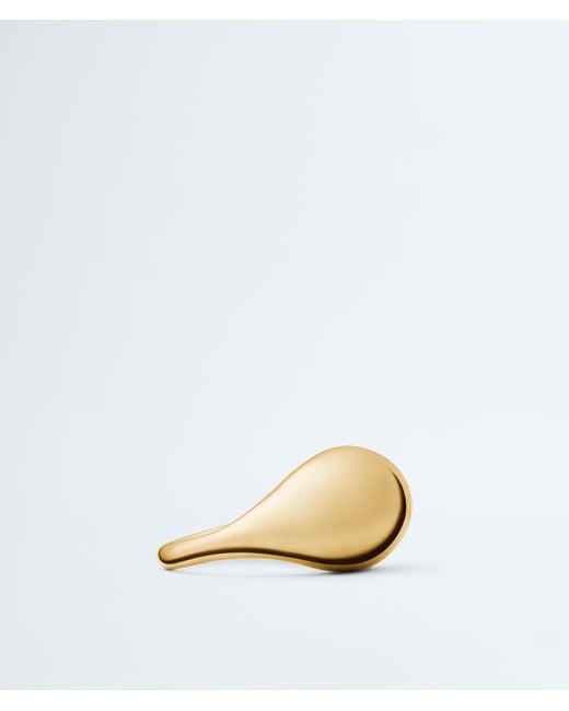 Bottega Veneta Metallic Drop Ring