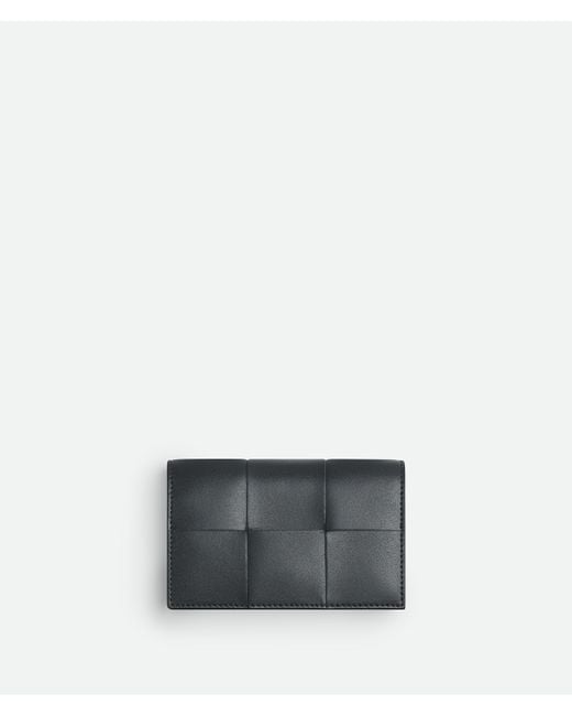 Porta Biglietti Da Visita Cassette di Bottega Veneta in Gray da Uomo