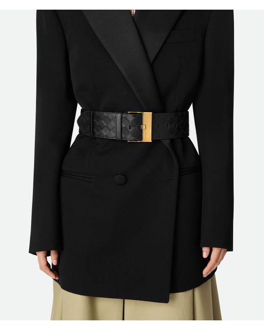 Bottega Veneta ラージ ウォッチ ベルト Black