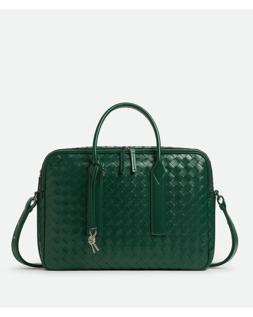 Bottega Veneta Green Getaway Large Briefcase for men