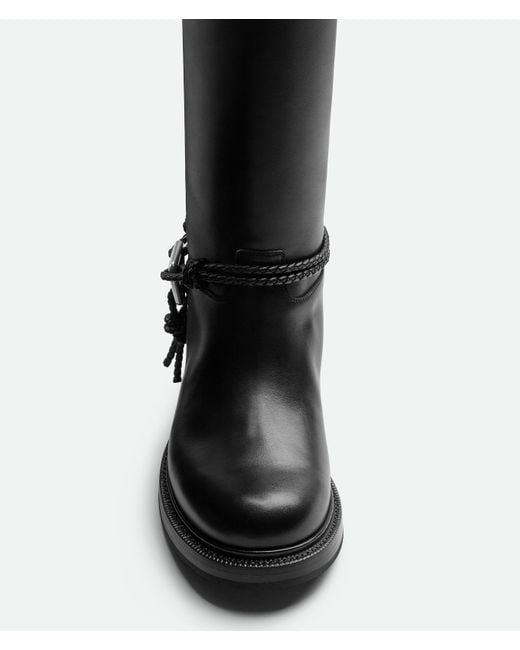 Bottega Veneta Black James Knee High Boot
