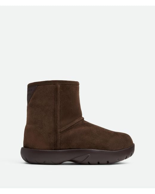 Bottega Veneta Brown Snap Ankle Boot
