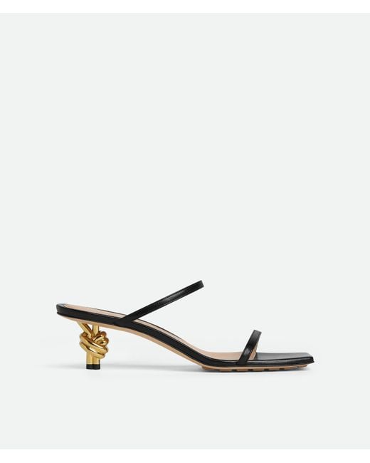 Bottega Veneta White Knot Mule