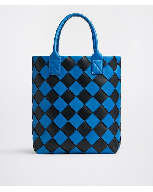 Bottega Veneta Blue Maxi Intreccio Tote