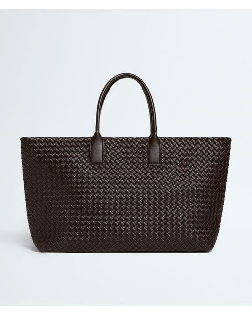 Bottega Veneta Black 'Cabat Large' Shopper Bag