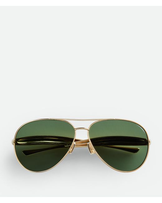 Bottega Veneta サーディン パイロット サングラス Green