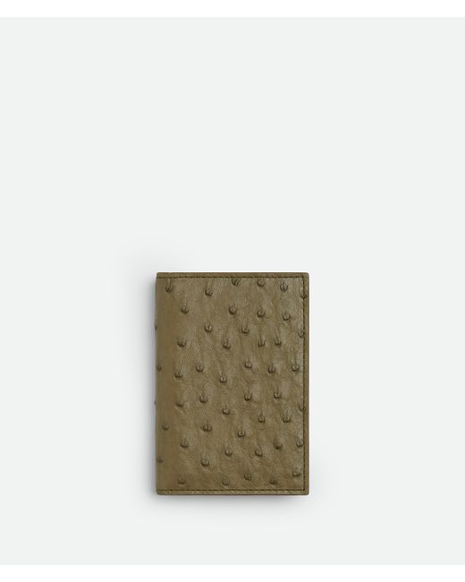 Porta Carte di Bottega Veneta in Green da Uomo