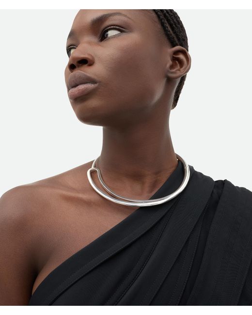 Bottega Veneta Brown Frills Necklace