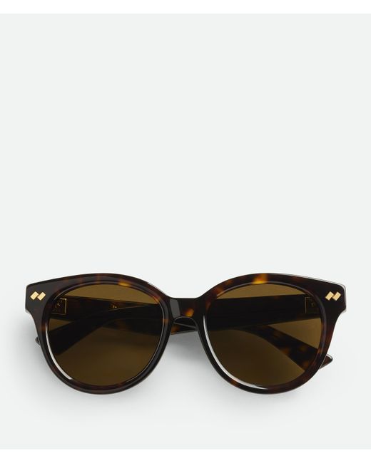 Bottega Veneta ディジー ラウンド サングラス Black