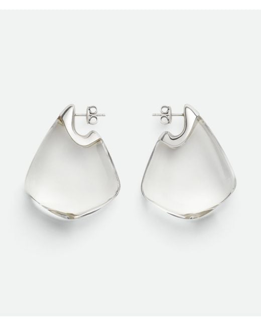 Bottega Veneta フィン ピアス White