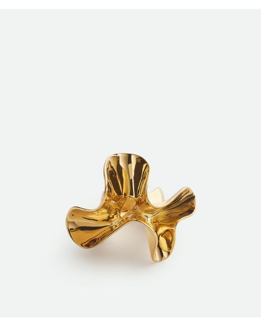 Bottega Veneta Metallic Anemone Ring