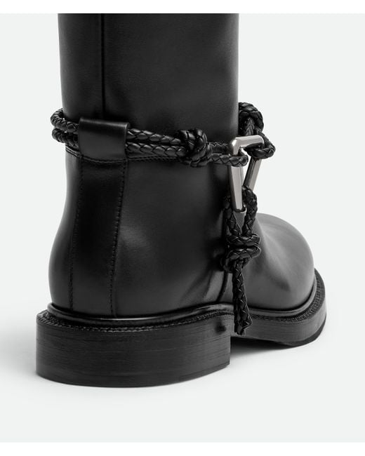 Bottega Veneta Black James Knee High Boot