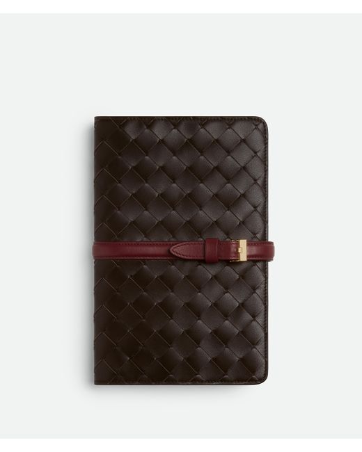 Bottega Veneta イントレチャート ノートカバー Black