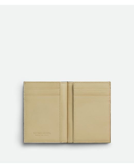 メンズ Bottega Veneta カセット スリム フラップ カードケース White