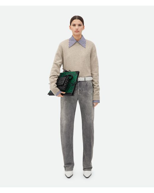 Bottega Veneta Green Dokumententasche Für Studenten