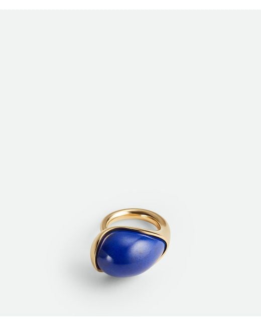 Bottega Veneta Blue Drop Ring Mit Lapislazuli