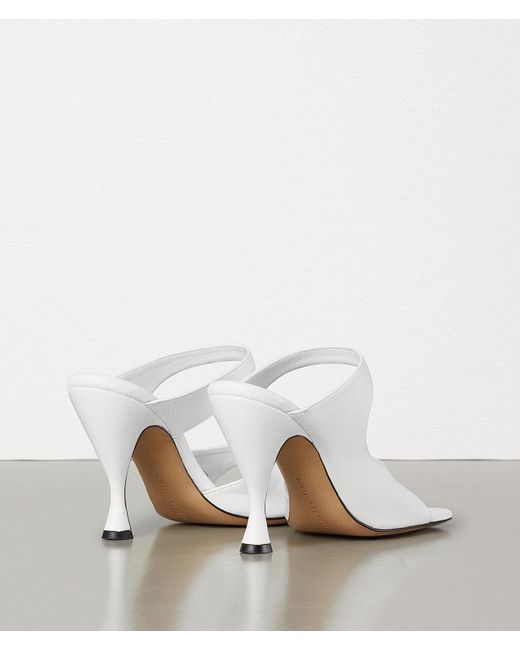 bottega white sandals