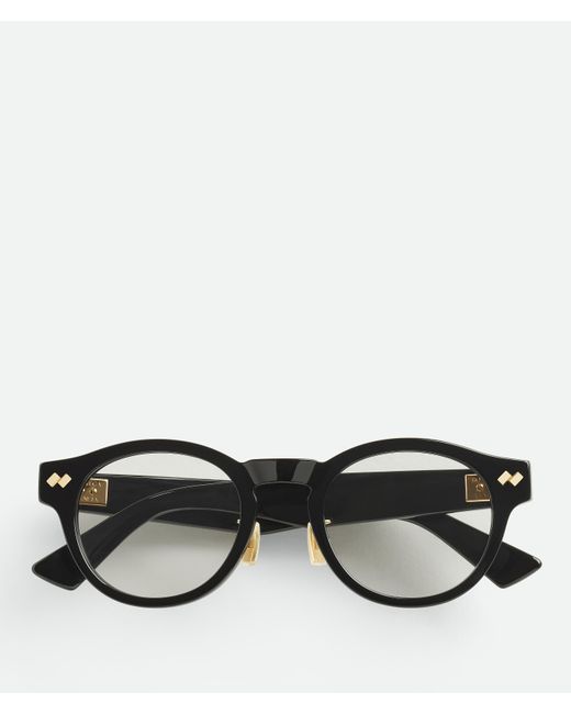 Bottega Veneta ディジー ラウンド アイウェア Black