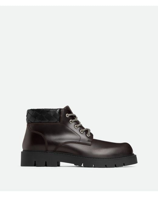 Bottega Veneta Black Haddock Cropped Boot for men
