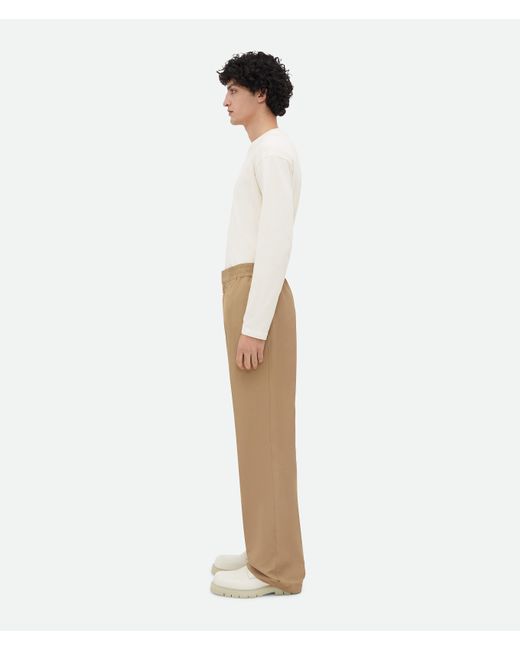 メンズ Bottega Veneta テック コットン パンツ White