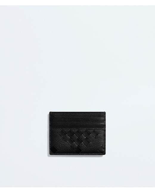 Bottega Veneta White Intrecciato Credit Card Case for men